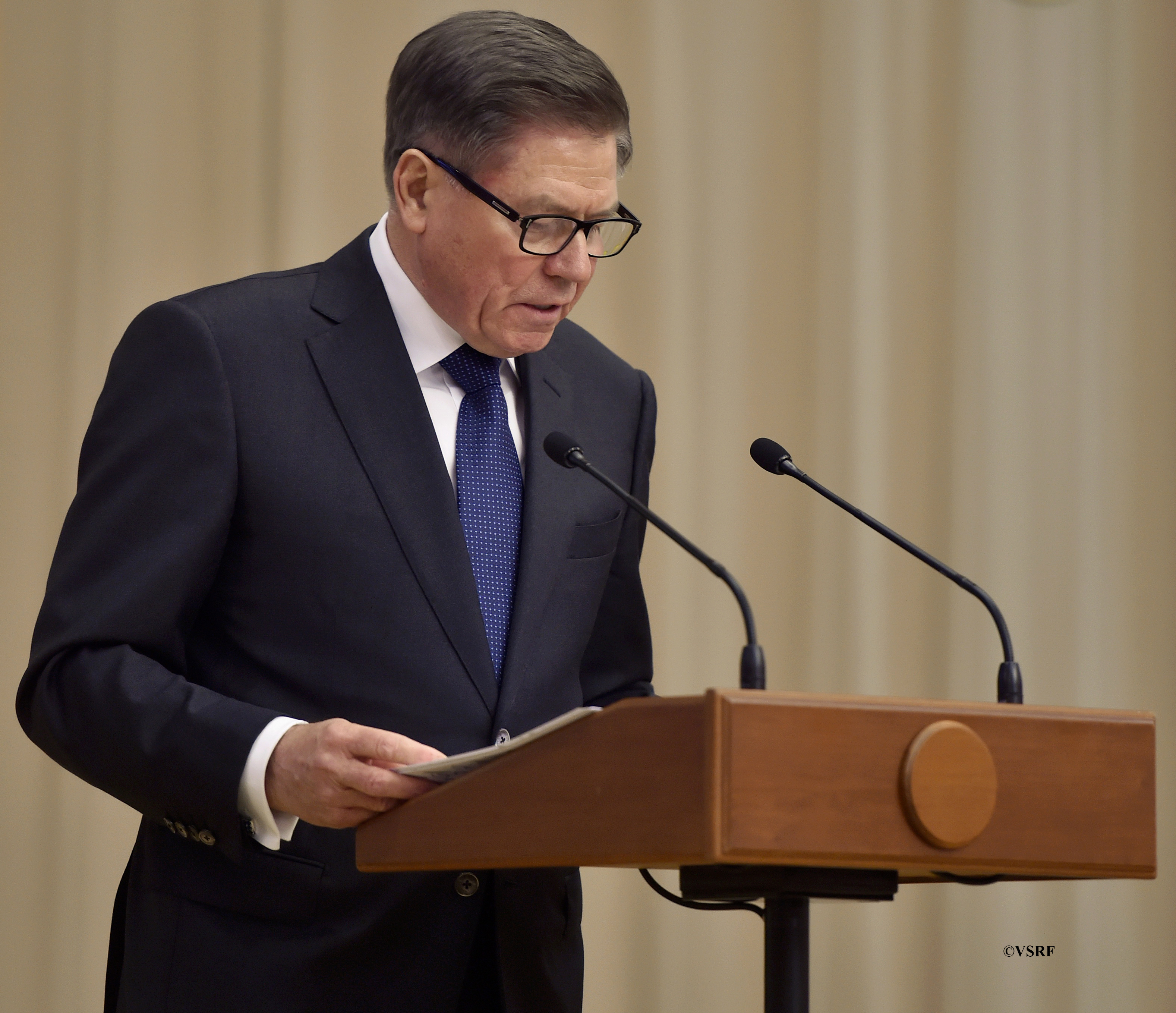 Выступление Председателя Верховного Суда Российской Федерации Вячеслава Михайловича Лебедева на торжественном заседании, посвященном 95-летию со дня основания Верховного Суда Российской Федерации (Москва, 23 января 2018 года)